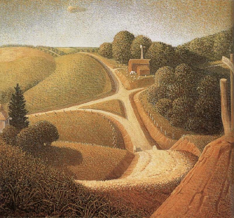 New Road, Grant Wood